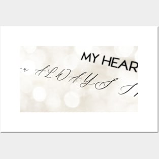 My heart Posters and Art